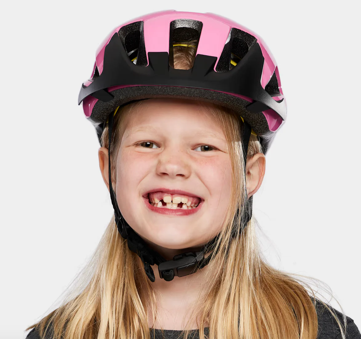 Trek Solstice Mips Youth Bike Helmet- Pink Frosting - Image 9