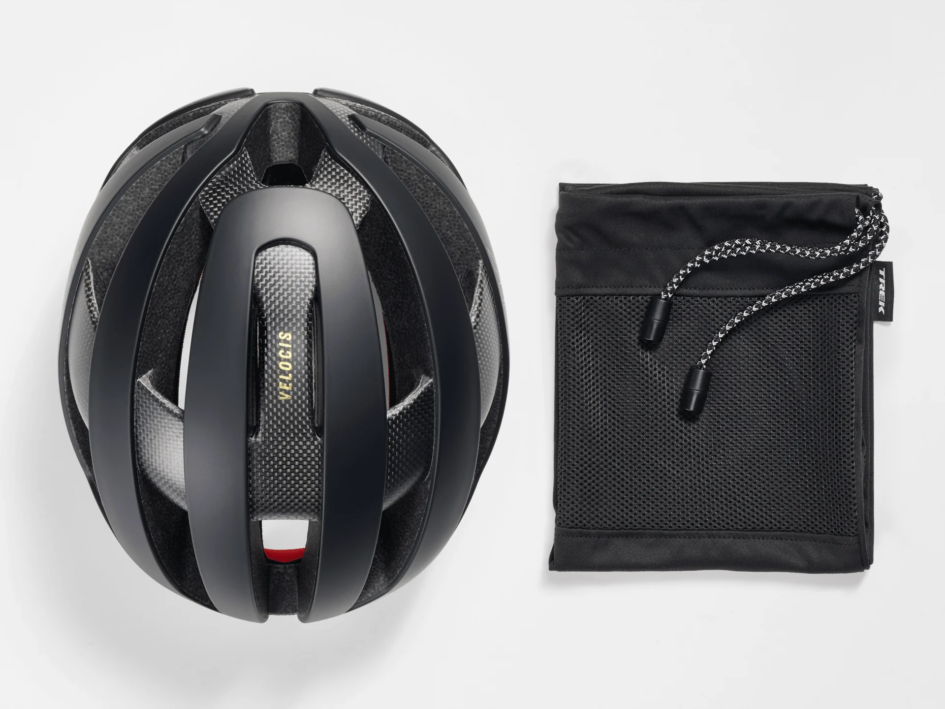 Trek Velocis Mips Road Bike Helmet - Black - Image 6